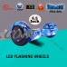 UL 2272 Certified 6.5" Hoverboard Bluetooth Speaker LED 2 Wheel Smart Electric Self Balancing Scooter Blue + Bag (WHEELS-UC6.5-BLUE)   